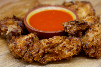 Chicken Bites prepared for chicken takeout near Barrington, NJ.
