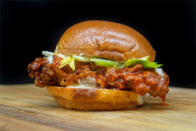 Buffalo Chicken Sandwich served at our fried chicken restaurants near Collingswood, NJ.