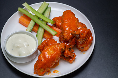 Buffalo Chicken Wings made for chicken wings delivery near Ashland, Cherry Hill, New Jersey.